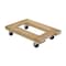 Vestil Tan Hardwood Dolly-Open Deck 900 lb Capacity Non-Marking 16 x 24 HDOF-1624-9-NM - alternate 1